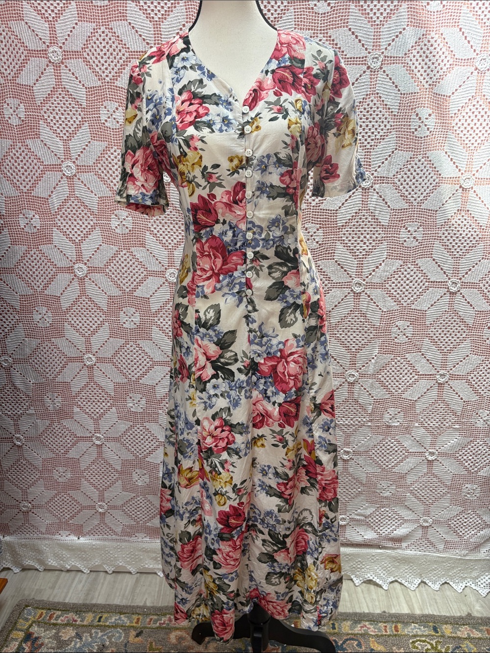 Jessie Floral Midi Dress Size 10